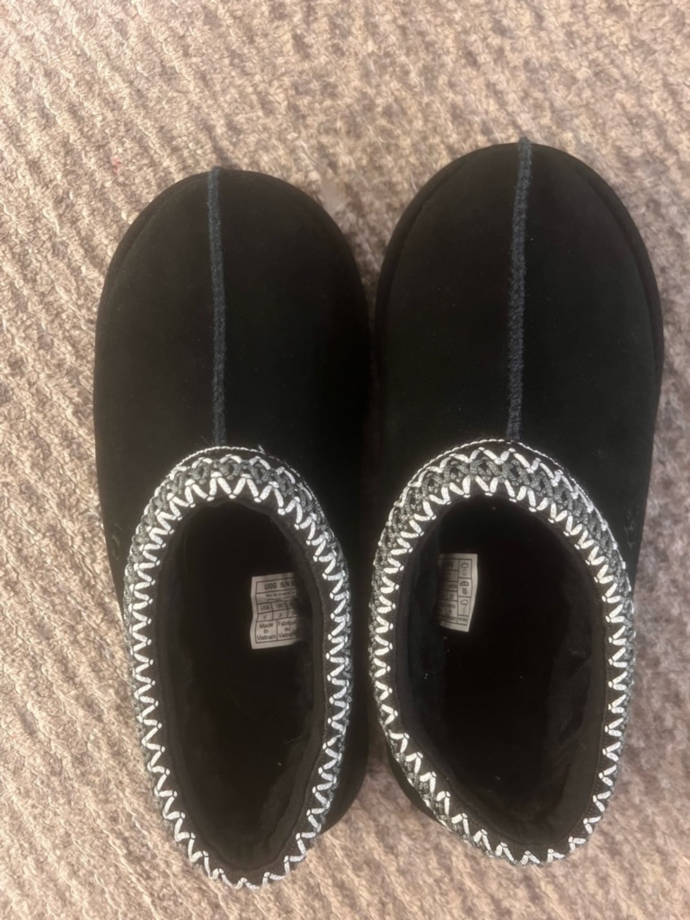 UGG Tasman II Slipper womens shoes black sz 5 brand new